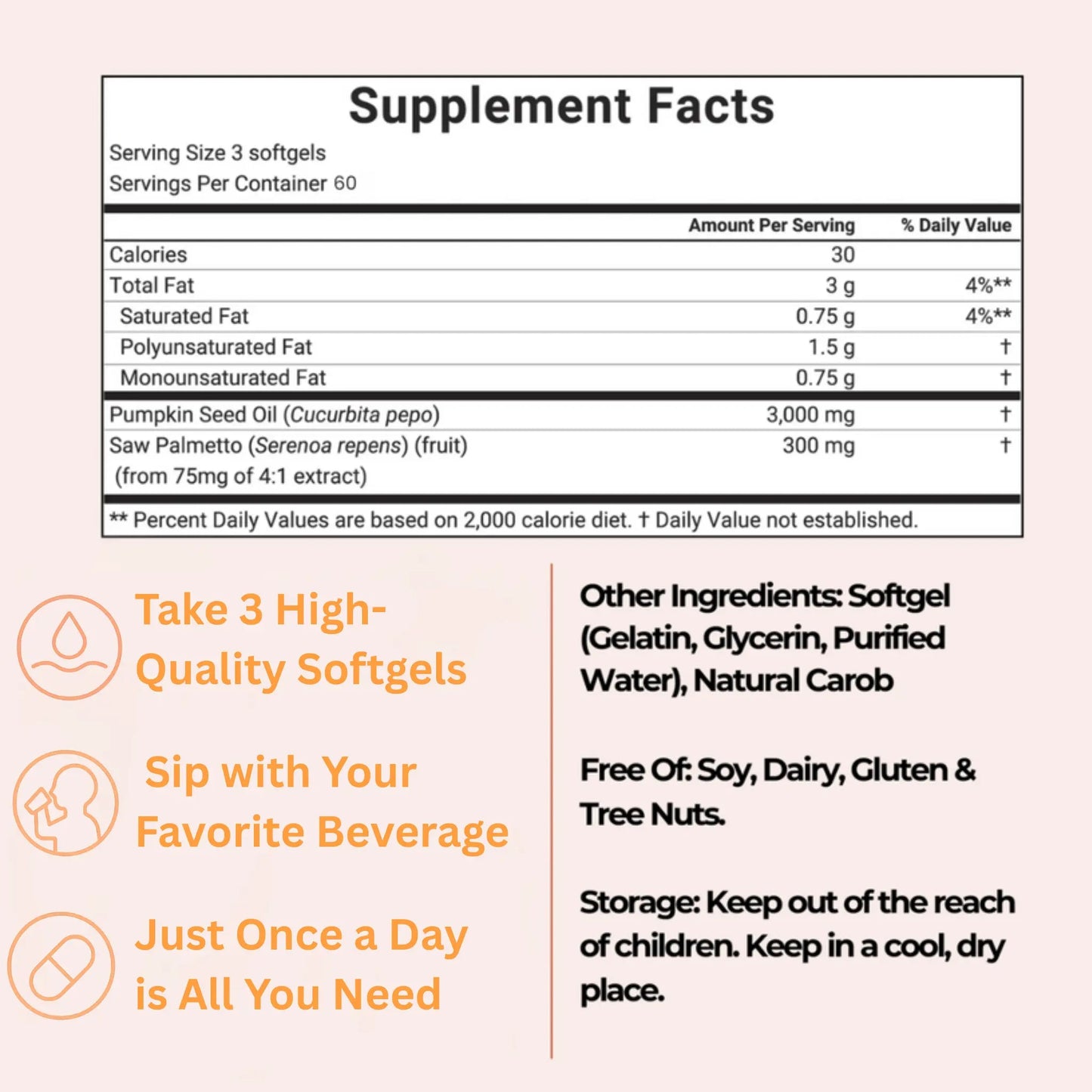 Suvina™ Pumpkin Seed Oil Capsules